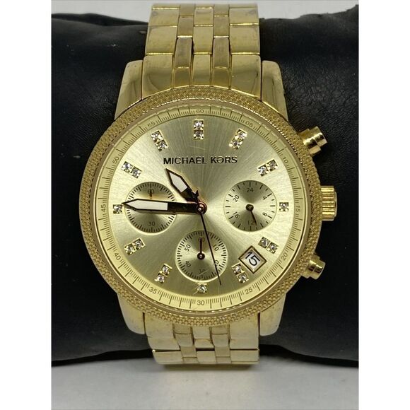 Michael Kors Ritz MK5676 Women's Stainless Steel Analog Dial Quartz Watch MP882 - Picture 2 of 12